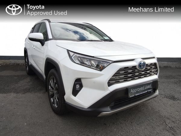 Toyota RAV4 SUV, Petrol Hybrid, 2023, White