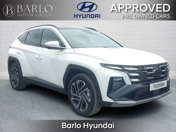 Hyundai Tucson SUV, Petrol Plug-in Hybrid, 2025, White