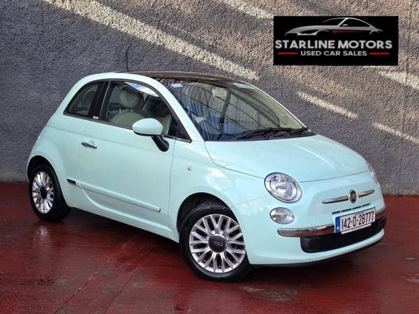 Fiat 500 Hatchback, Petrol, 2014, Green