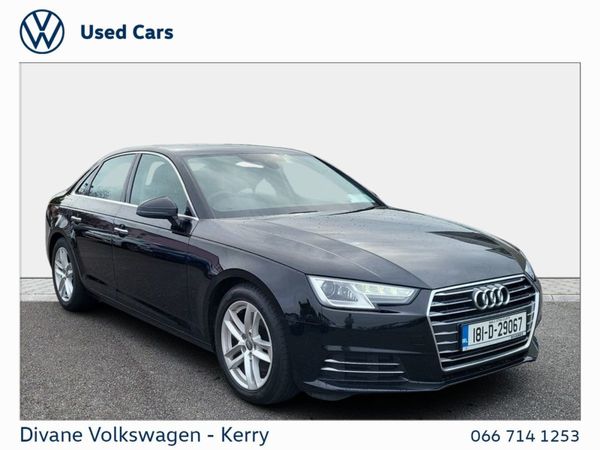 Audi A4 Saloon, Diesel, 2018, Black