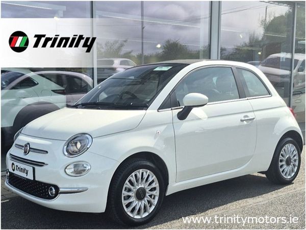 Fiat 500 Hatchback, Petrol Hybrid, 2024, White