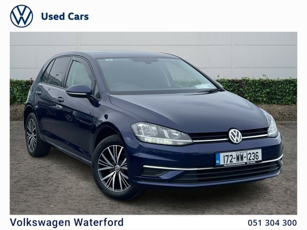 Volkswagen Golf Hatchback, Diesel, 2017, Blue