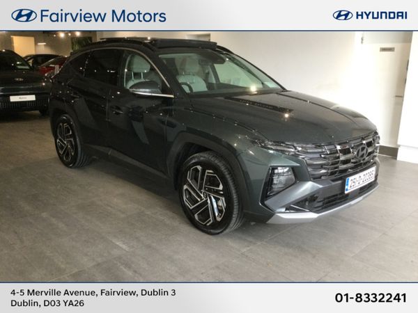 Hyundai Tucson SUV, Petrol Plug-in Hybrid, 2025, Green