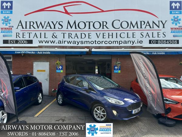 Ford Fiesta Hatchback, Petrol, 2018, Blue