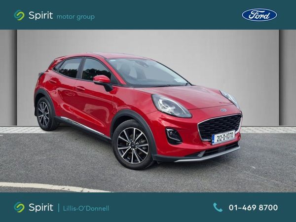 Ford Puma MPV, Petrol Hybrid, 2021, Red
