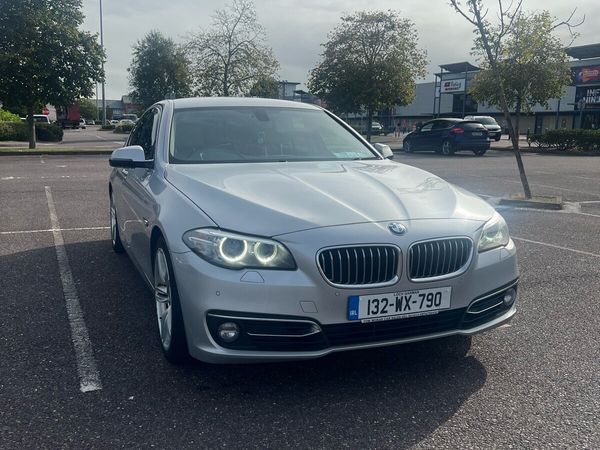 BMW 5-Series Saloon, Diesel, 2013, Silver