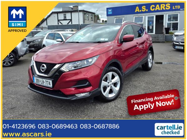 Nissan Qashqai MPV, Petrol, 2020, Red