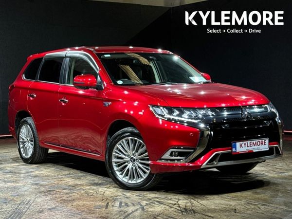 Mitsubishi Outlander SUV, Petrol Plug-in Hybrid, 2020, Red
