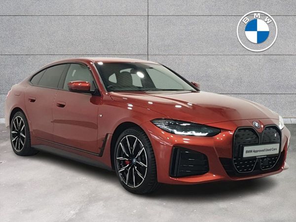 BMW i4 Saloon, Electric, 2025, Orange