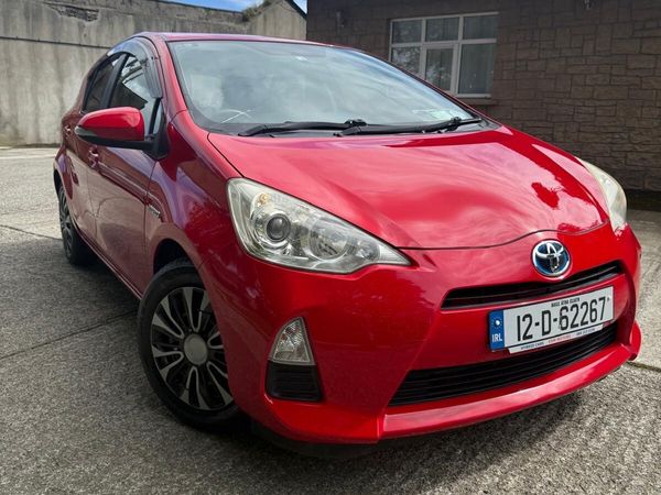 Toyota Aqua Hatchback, Petrol Hybrid, 2012, Red