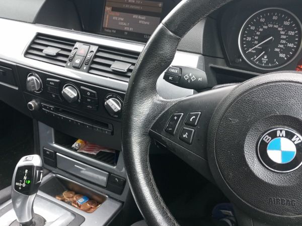 BMW 5-Series Saloon, Diesel, 2008, Silver