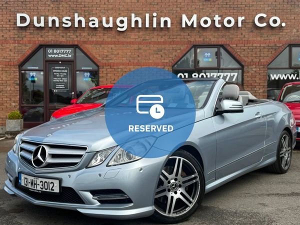 Mercedes-Benz E-Class Cabriolet, Diesel, 2013, Silver
