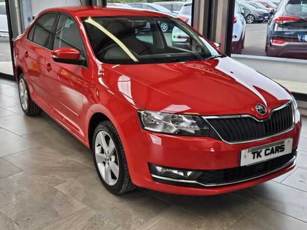 Skoda Rapid Saloon, Petrol, 2017, Red