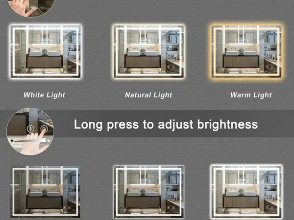 Bathroom Mirror with LED Lights, 500 * 700 MM Illu for sale in Co ...