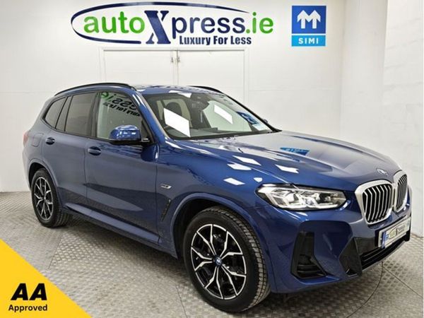 BMW X3 SUV, Hybrid, 2022, Blue