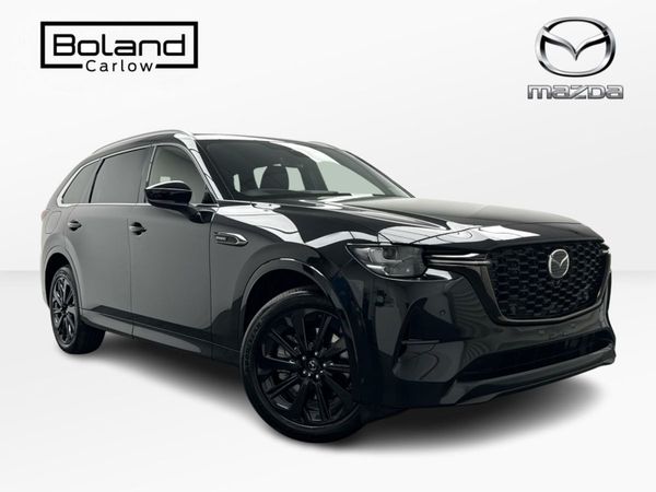 Mazda CX-80 SUV, Petrol Plug-in Hybrid, 2025, Black