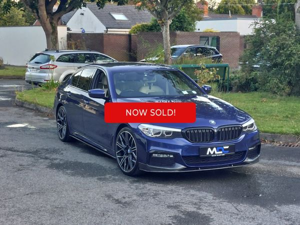 BMW 5-Series Saloon, Diesel, 2017, Blue