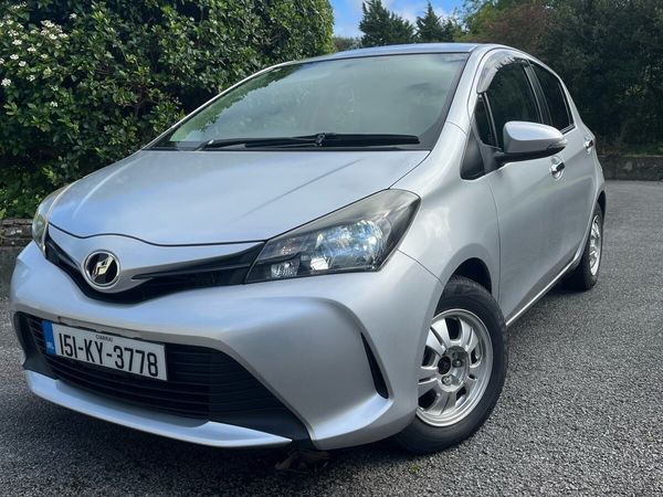 Toyota Vitz Hatchback, Petrol, 2015, Silver