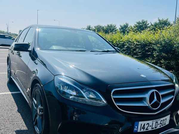 Mercedes-Benz E-Class Saloon, Diesel Hybrid, 2014, Black