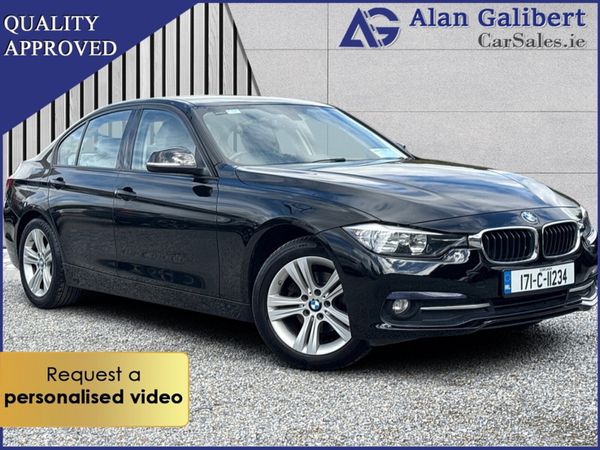 BMW 3-Series Saloon, Diesel, 2017, Black