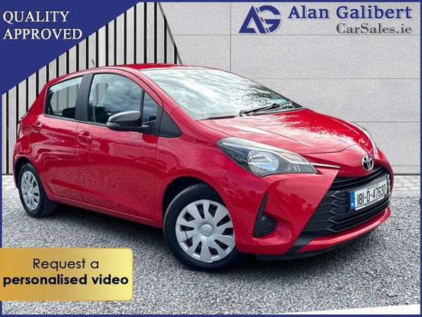 Toyota Yaris Hatchback, Petrol, 2018, Red