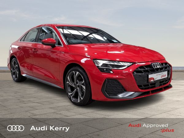 Audi A3 Saloon, Petrol, 2025, Red
