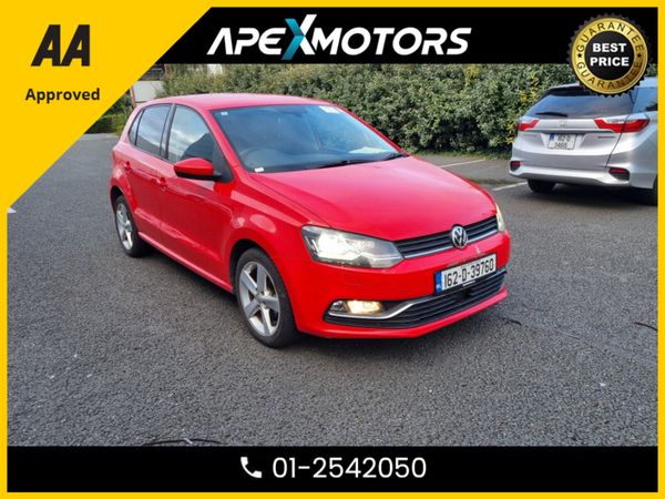 Volkswagen Polo Hatchback, Petrol, 2016, Red
