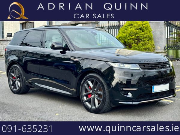 Land Rover Range Rover Sport SUV, Petrol Plug-in Hybrid, 2024, Black