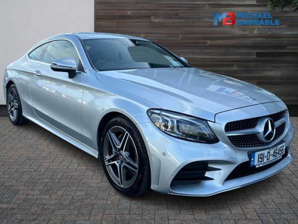 Mercedes-Benz C-Class Coupe, Petrol, 2019, Silver