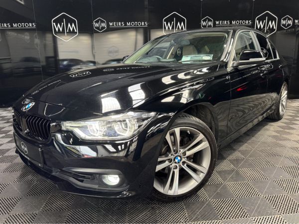 BMW 3-Series Saloon, Petrol, 2018, Black