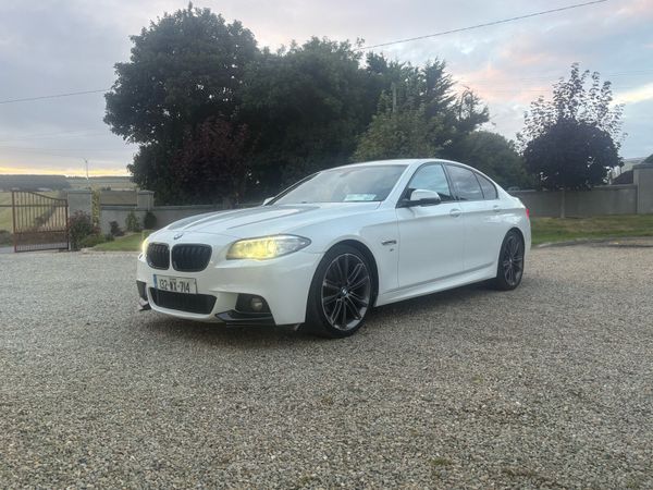 BMW 5-Series Saloon, Diesel, 2013, White