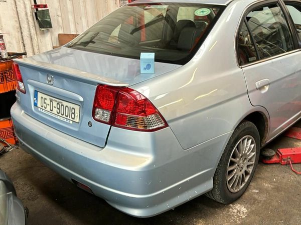 Honda Civic Saloon, Petrol Hybrid, 2005, Silver