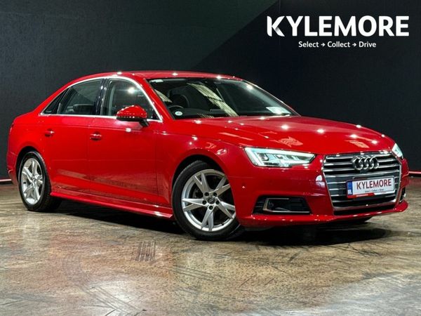 Audi A4 Saloon, Petrol, 2018, Red