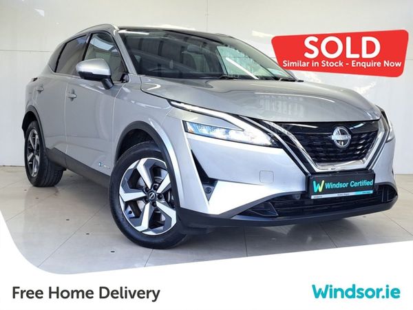 Nissan Qashqai Crossover, Petrol Hybrid, 2024, Silver
