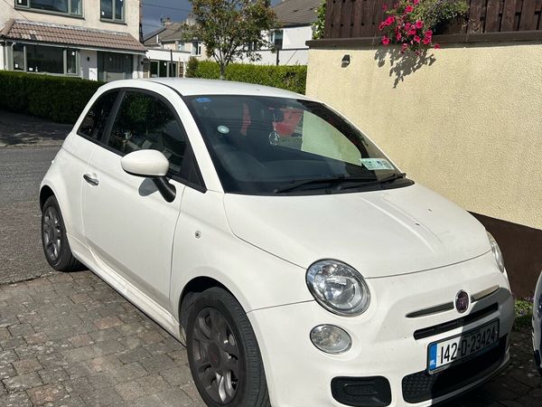 Fiat 500 Hatchback, Petrol, 2014, White