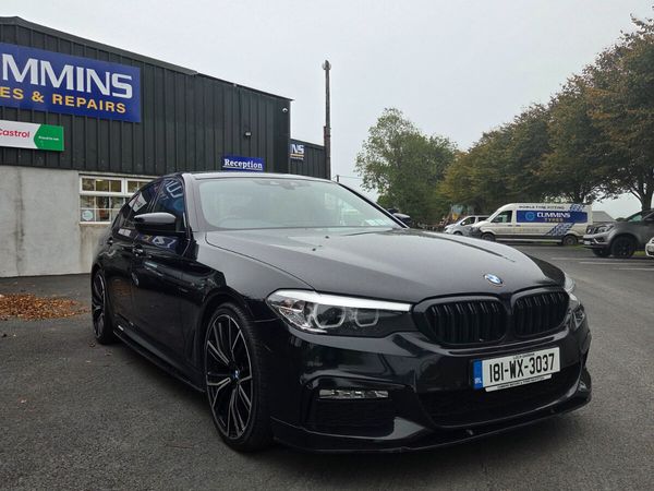 BMW 5-Series Saloon, Diesel, 2018, Black