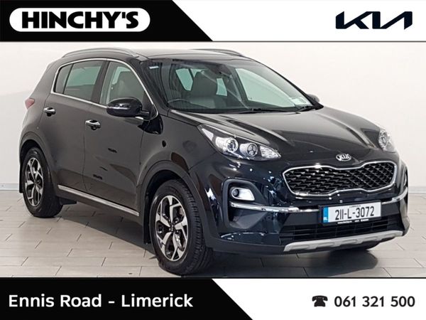 Kia Sportage SUV, Diesel Hybrid, 2021, Black