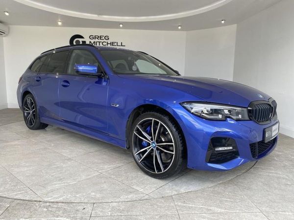 BMW 3-Series Estate, Petrol Plug-in Hybrid, 2022, Blue