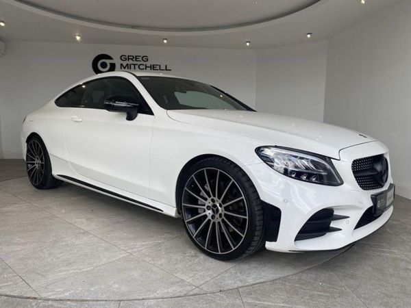 Mercedes-Benz C-Class Coupe, Diesel, 2020, White