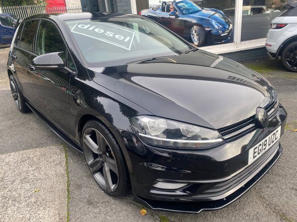 Volkswagen Golf Hatchback, Diesel, 2019, Black
