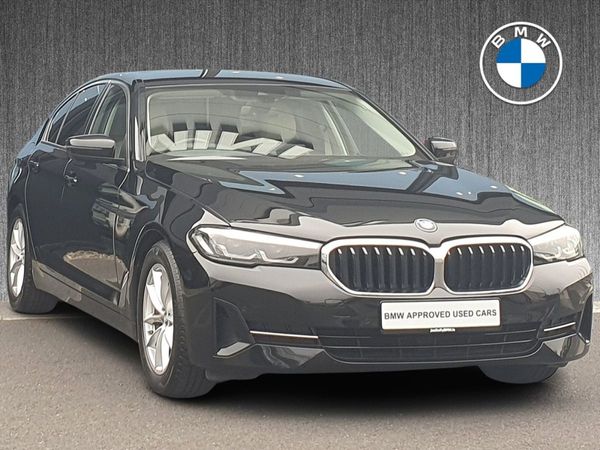 BMW 5-Series Saloon, Diesel Hybrid, 2021, Black