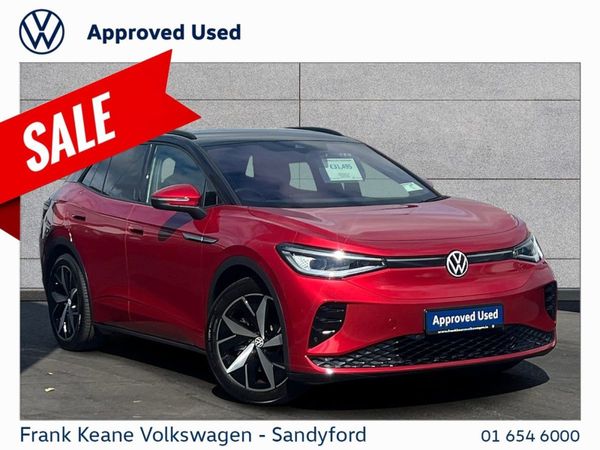 Volkswagen ID.4 Hatchback, Electric, 2022, Red