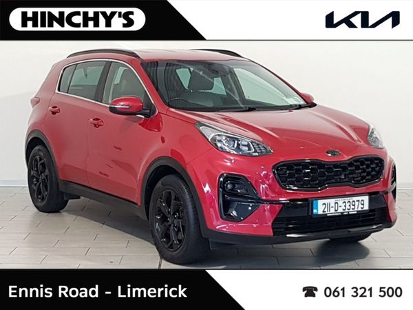 Kia Sportage SUV, Diesel Hybrid, 2021, Red