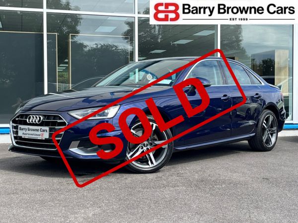 Audi A4 Saloon, Diesel, 2022, Blue