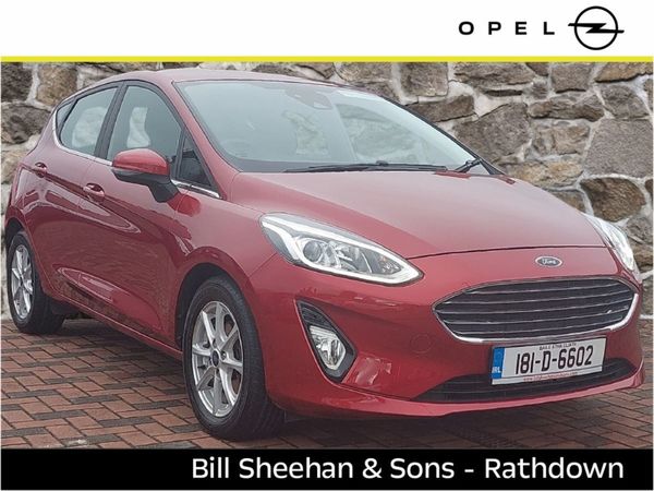 Ford Fiesta Hatchback, Petrol, 2018, Red
