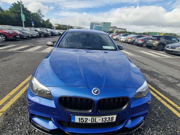 BMW 5-Series Saloon, Diesel, 2015, Blue