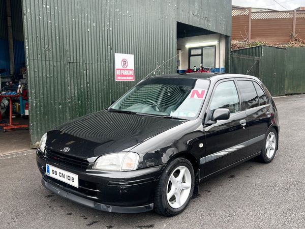 Toyota Starlet Hatchback, Petrol, 1999, Black