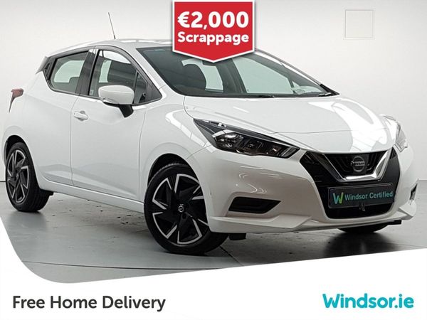 Nissan Micra Hatchback, Petrol, 2021, White