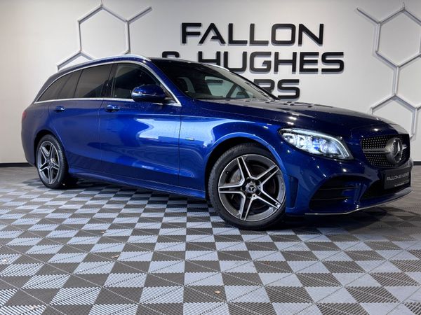 Mercedes-Benz C-Class Estate, Diesel Plug-in Hybrid, 2021, Blue