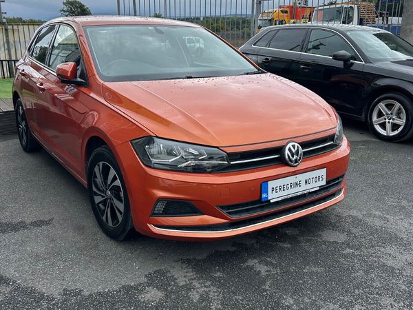 Volkswagen Polo Hatchback, Petrol, 2018, Orange